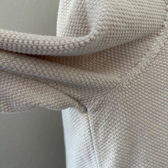 Lululemon Womens Cream Textured Knit Crewneck Sweater Pullover Long Sleeve XS - Picture 5 of 9